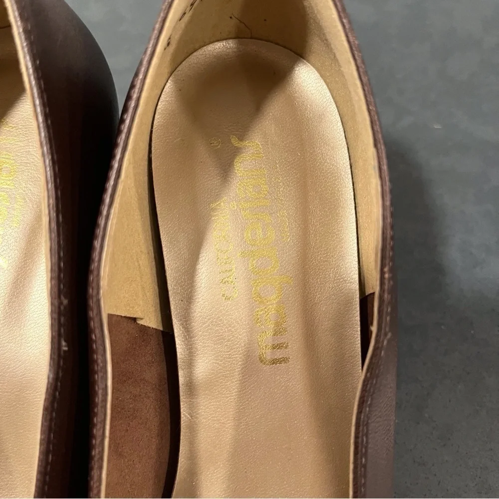 Magdesians sz 8 brown leather pumps